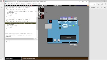 UnoArduSim 7 Segment Led 0 - 9 & 9 - 0