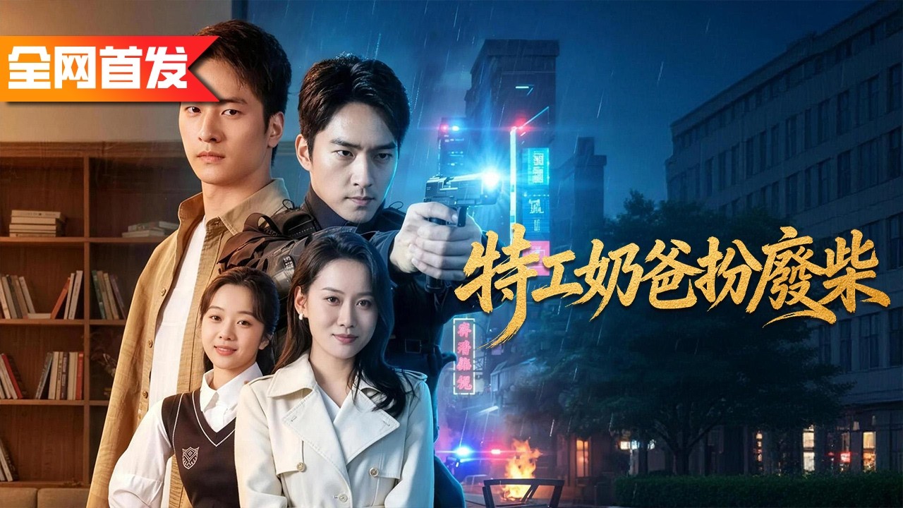 美女小姨子惹到黑幫慘遭追殺，帶娃奶爸路過徒手硬擋子彈救下她，全場嚇得瑟瑟發抖才知廢物煮夫竟是頂級特工！《特工奶爸扮廢柴》
