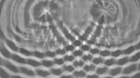 PS4 1 LAB Physics Waves Ripple Tank Interference patterns WIS