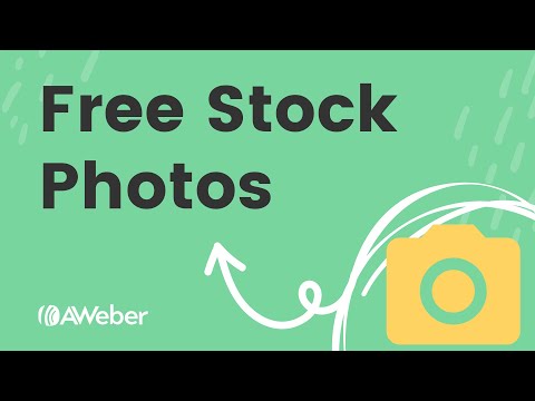 Huge library of free stock photos with AWeber and Canva
