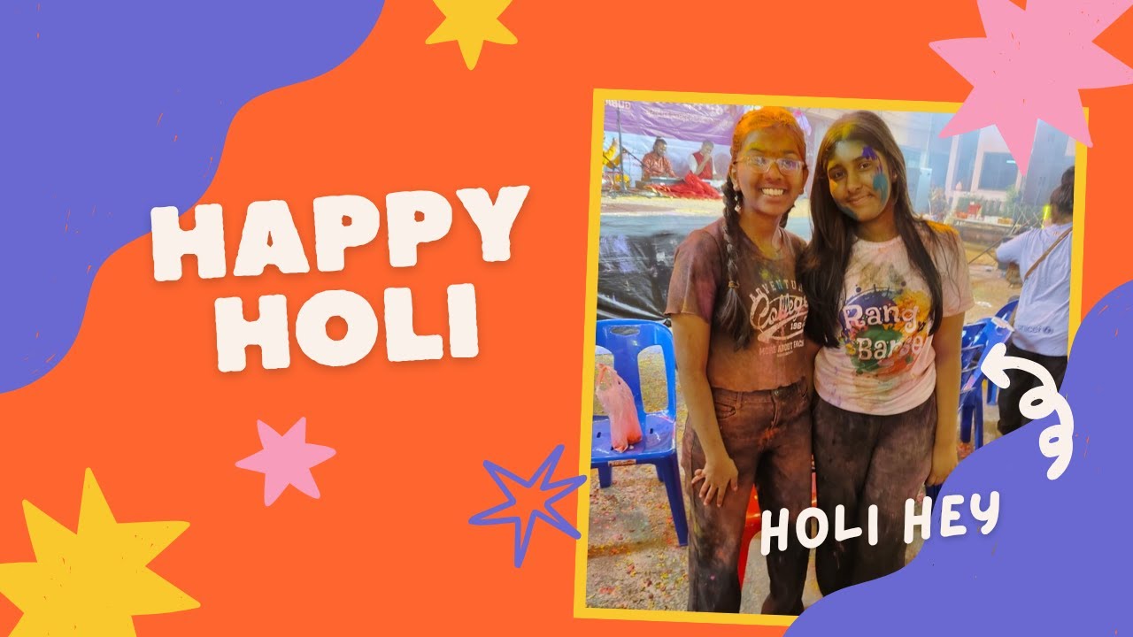 "A Splash of Colors, Culture, and Joy: Indians Celebrating Holi in Bangkok!"