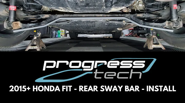2015+ HONDA FIT - JAZZ - GK | Progress Rear Sway Bar Install & Review #progressswaybar