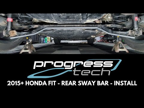 2015+ HONDA FIT - JAZZ - GK | Progress Rear Sway Bar Install & Review #progressswaybar