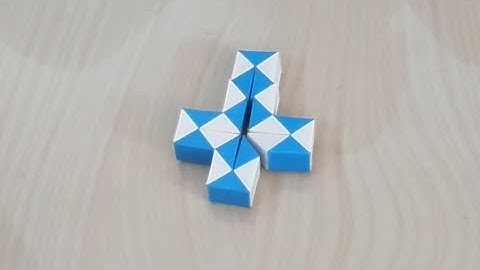 Snake cube/ how to make a cross