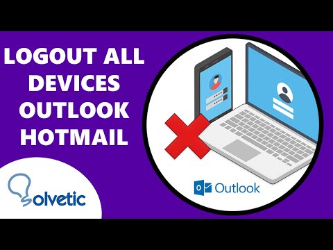 Video: Hoe log ik uit van alle apparaten in Outlook?