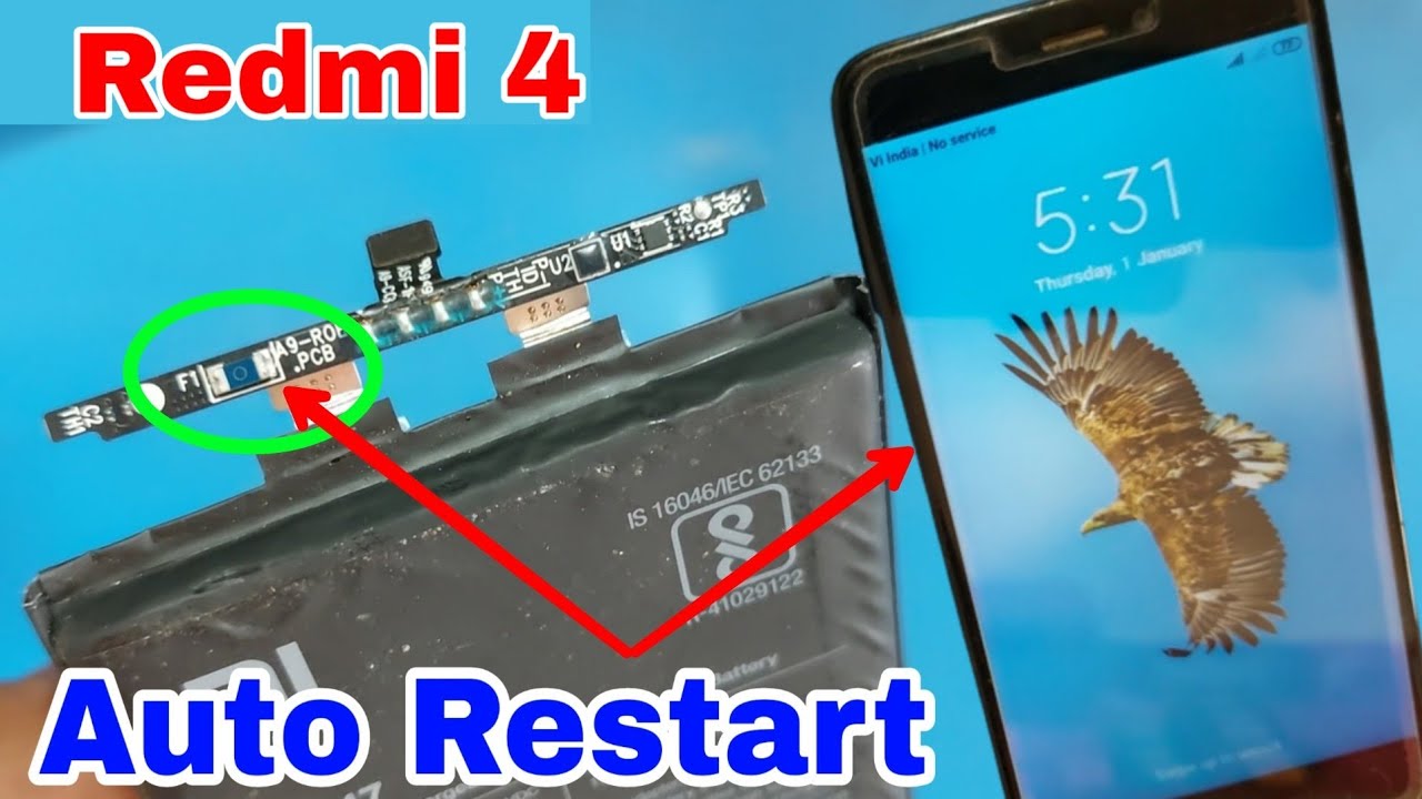 Redmi 4 Automatic Restart// Mi 4 On Off Problem// Redmi 4 Automatic Off ...