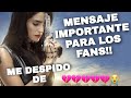 Barbara De Regil Se Despide. MENSAJE IMPORTANTE PARA LOS FANS !