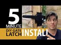 Gate Latch 5 Minute Install