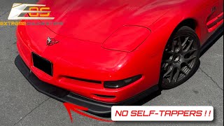 Plastic Over Carbon Fiber..? Yes!! - C5 Corvette Front Splitter