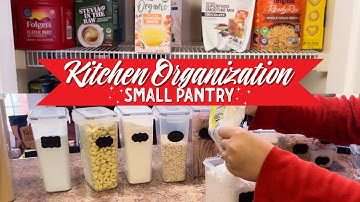 Small Pantry Organization // Organize + Clean With Me 2022  // Lifewit Kitchen Storage