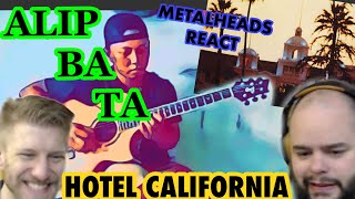 ALIP BA TA - Hotel California ( fingerstyle cover ) | Metalheads Reaction