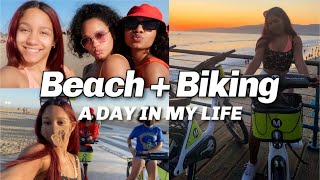 A Day At The Beach + Biking Around LA | DAY IN MY LIFE