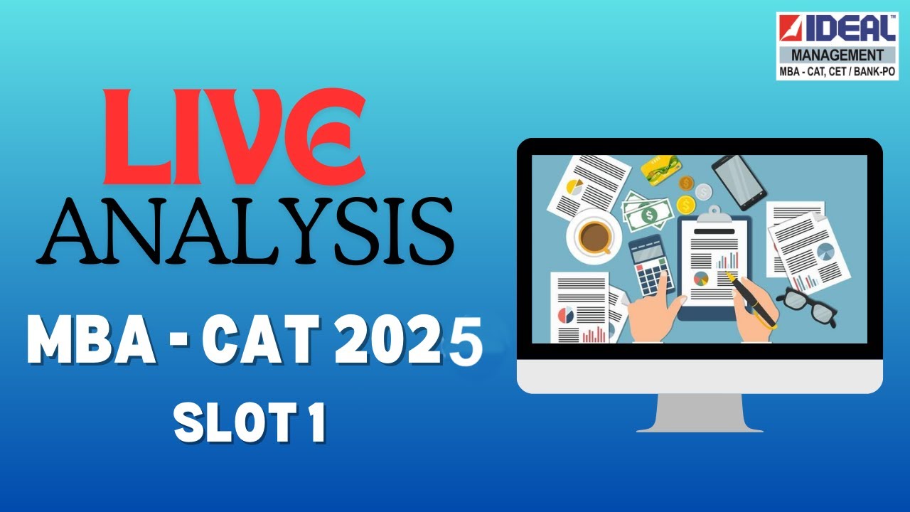 CAT 2025 Slot 1 LIVE analysis - YouTube
