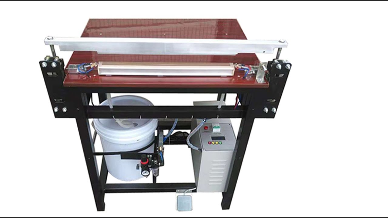 Semi automatic facial tissue plastic bags sealing machine