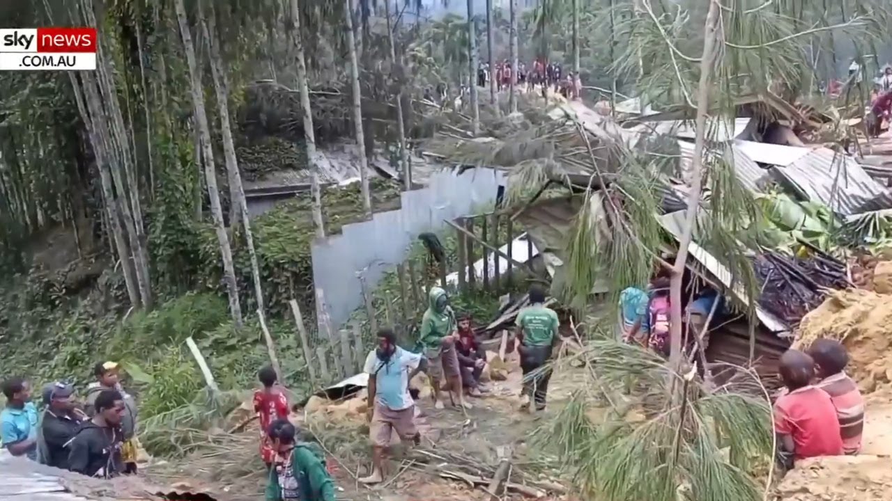 Over 2,000 people estimated to be buried alive in Papua New Guinea landslide
