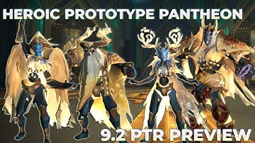 Heroic Prototype Pantheon 9.2 PTR Raid Testing | Sepulcher of the First Ones