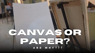 Canvas vs Paper: Why Do Artists Choose Canvas for Oil and Acrylic Painting?"