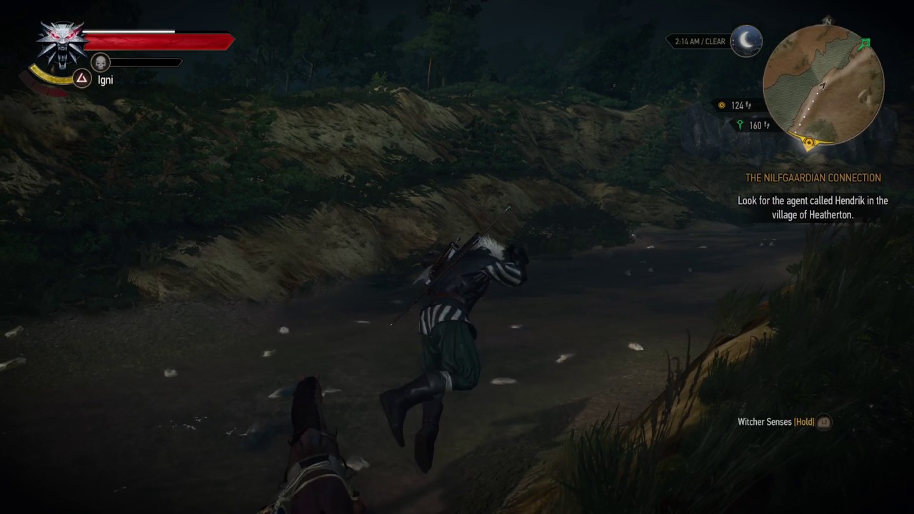 The Witcher 3: Wild Hunt - Nice Horse Dismount