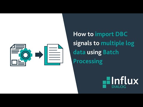 How to import DBC signals to multiple log data using Batch Processing | Dialog