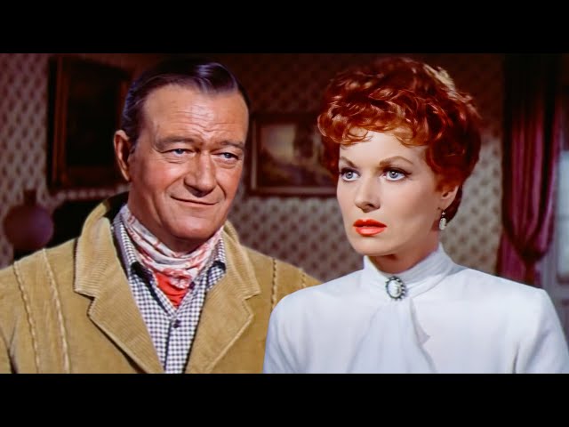 McLintock! (1963): cattle baron John Wayne wrangles a runaway wife and a wild frontier town — play along through the brawls.
