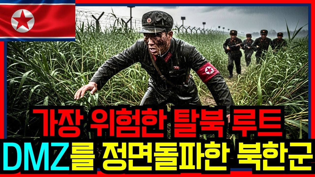 폭우가 쏟아지던 밤, DMZ를 정면돌파 하여 탈북한 北 군인. #탈북 #탈북민 #북한 #북한현실 #사연 #이야기 #이슈 #오디오북 #실화 #northkorea