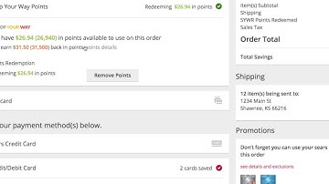 How to Rock a SYW Promo & Roll Points with Kmart or Sears