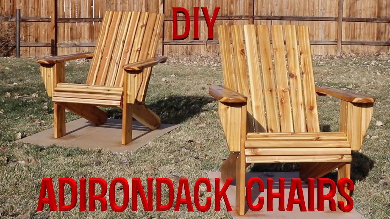 DIY Adirondack Chairs - YouTube