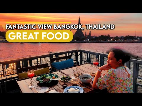 Supanniga Eating Room, Tha Tien: Restaurant with a View Font of Wat Arun (Bangkok, Thailand)