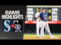 Mariners vs rockies game two highlights 42124  mlb highlights