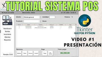 Crea un Punto de Venta en Python Tkinter 🛒 | Parte 1