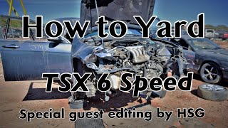 How To Yard K Series K24a2 TSX 6 Speed Swap Removal