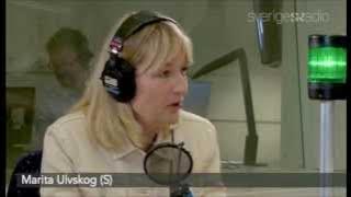 Marita Ulvskog (S) kortfrågor i P1-morgon