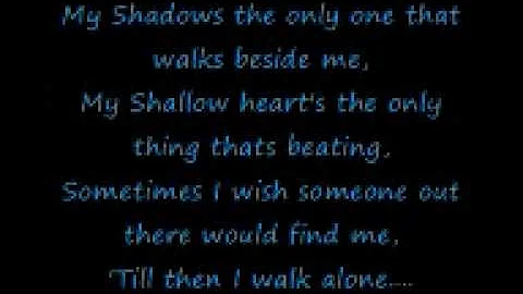 Boulevard of Broken Dreams by Green Day Lyrics