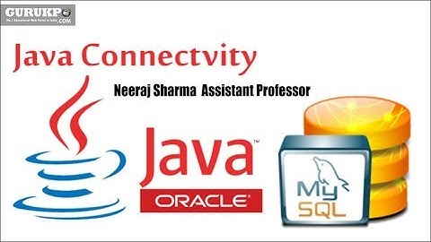 Java Database Connectivity(BCA & MCA)