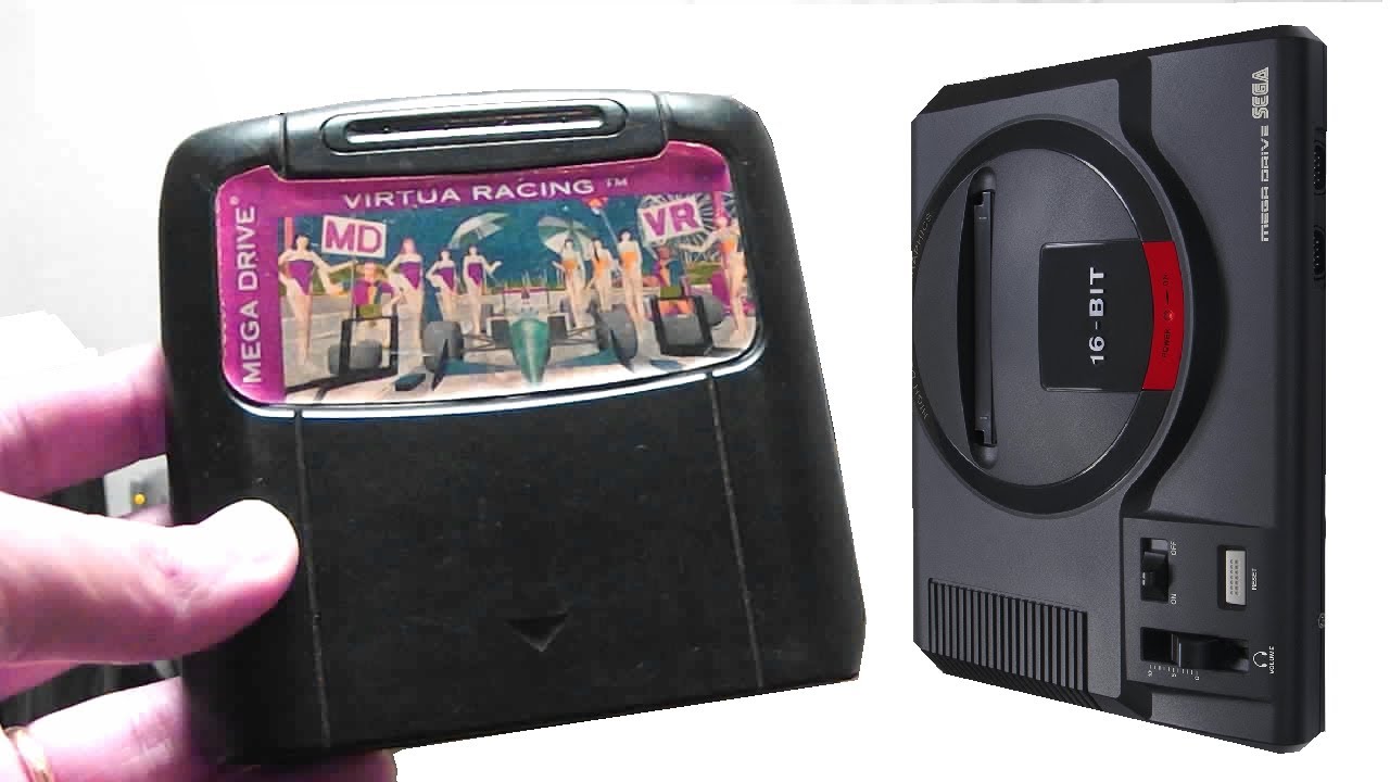Testando Virtua Racing (Tectoy) no novo Megadrive 2017 da Tectoy