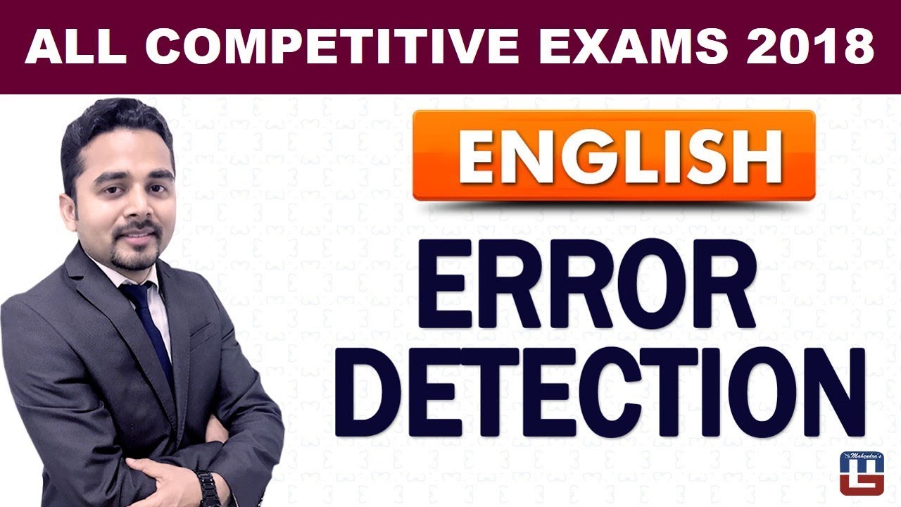 error-detection-english-all-competitive-exams-2018-live-at-5-00-pm-youtube