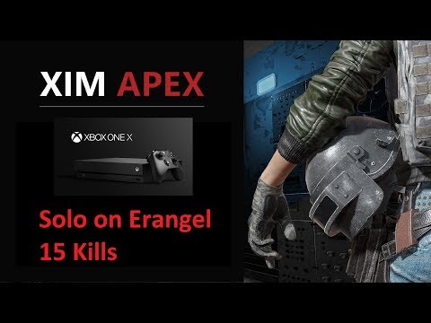 PUBG XBOX/PS4 XIM APEX Gameplay: Solo, Erangel, 15 Kills