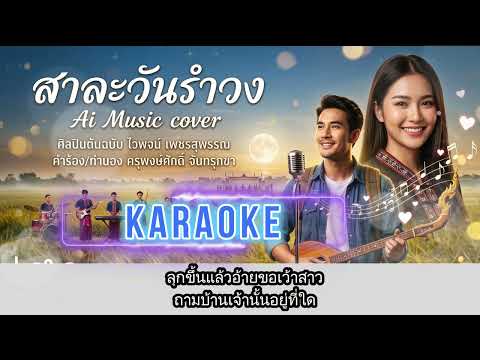 คาราโอเกะ สาละวันรำวง Ai Music karaoke ต้นฉบับ ไวพจน์ เพชรสุพรรณ (Audio Version)