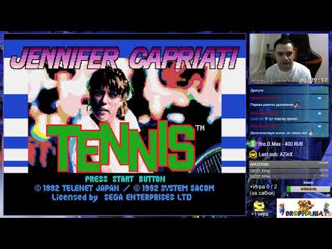 Jennifer Capriati Tennis Sega Genesis Longplay