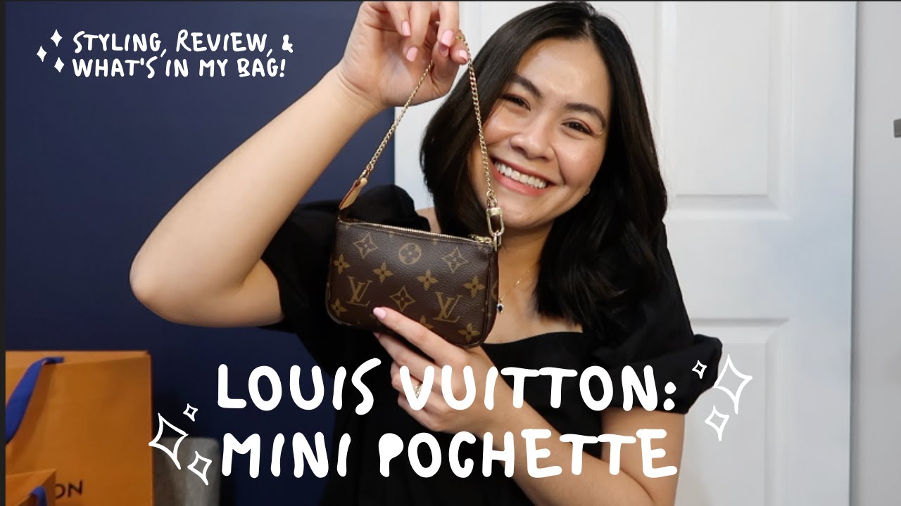 LOUIS VUITTON Monogram Illustre Mini Pochette Accessoires Clutch