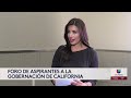 Foro de candidatos 2026 a Gobernación: economía e inmigración marcan la elección