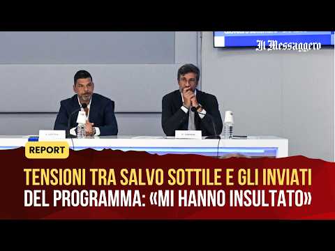 Video Report, tensioni tra Salvo Sottile e gli inviati del programma: «Mi hanno insultato»