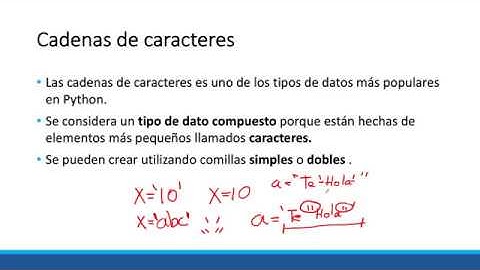 Cadena de caracteres