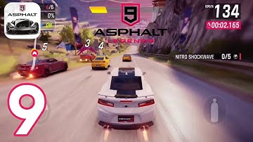 ASPHALT 9 Legends - Gameplay Walkthrough - Part 9 - Chapter 1 - CAMARO (iOS, Android)
