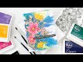 Faux Watercoloring with Layering Stencils