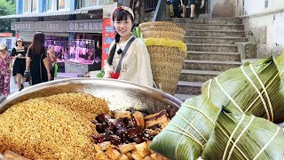 The market sells 6 yuan half a kilogram of big meat dumplings! 100 catties of rapeseed oil sold out