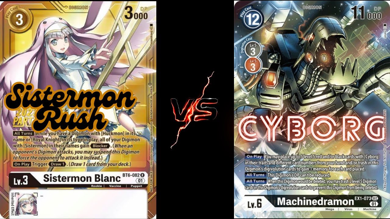 Digimon TCG (DCGO) Sistermon VS Cyborg final