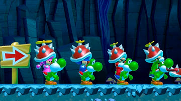 Super Mario Maker 2 – 4 Players Super Worlds Local Multiplayer Co Op Walkthrough #1