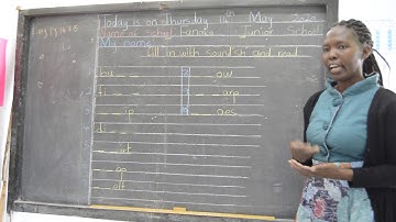 Fanaka Junior School Pp2 Language Lesson 4