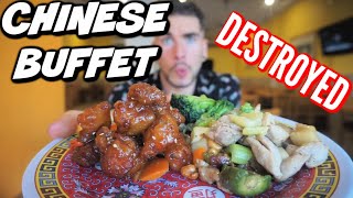 CHINESE FOOD BUFFET DESTROYED BY PRO EATER IN MEXICO! | Countless Plates | Man Vs Food